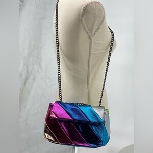 90’s Vintage Metallic Rainbow Crossbody Bag NWT